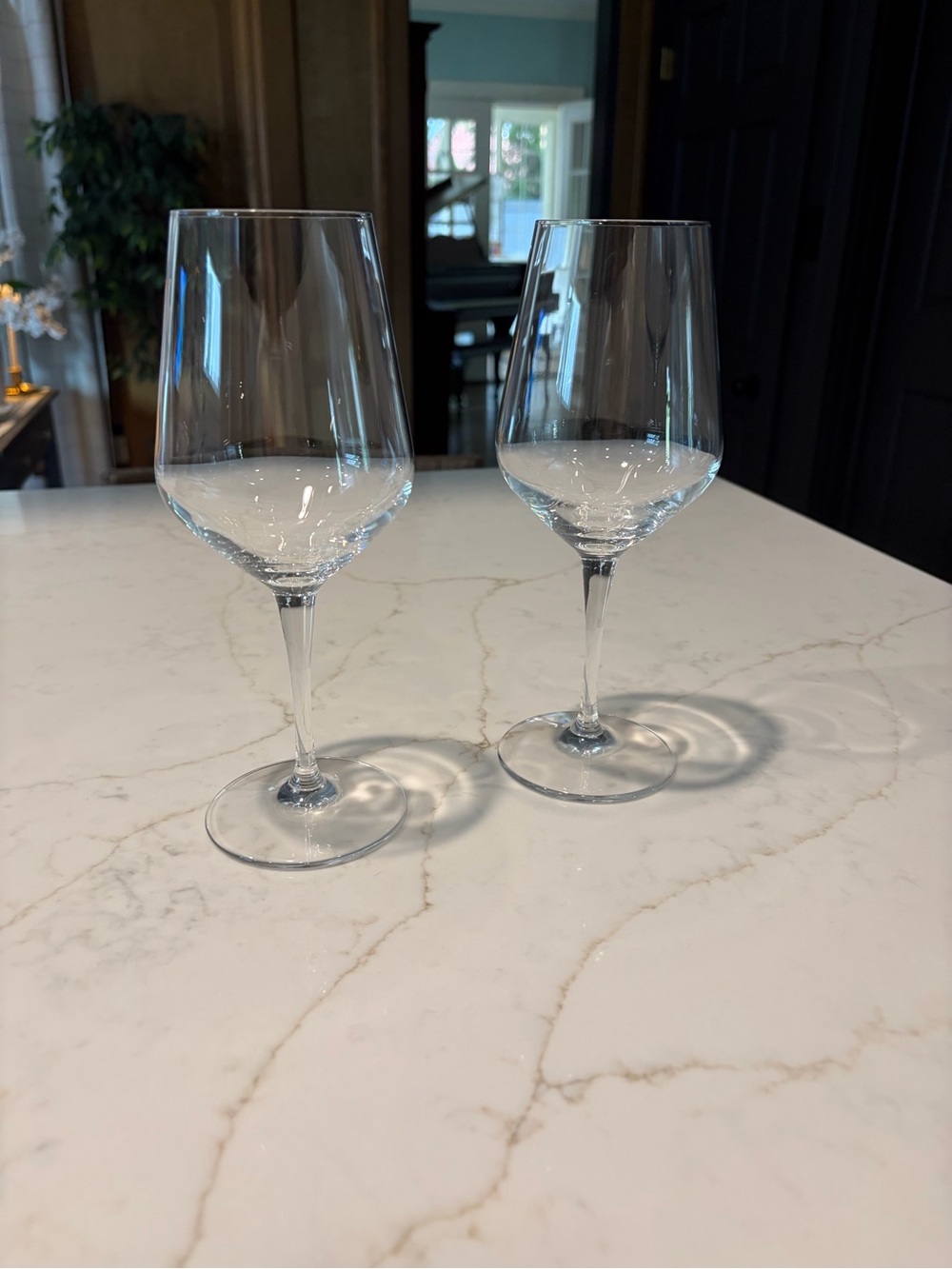 Set of wine glasses